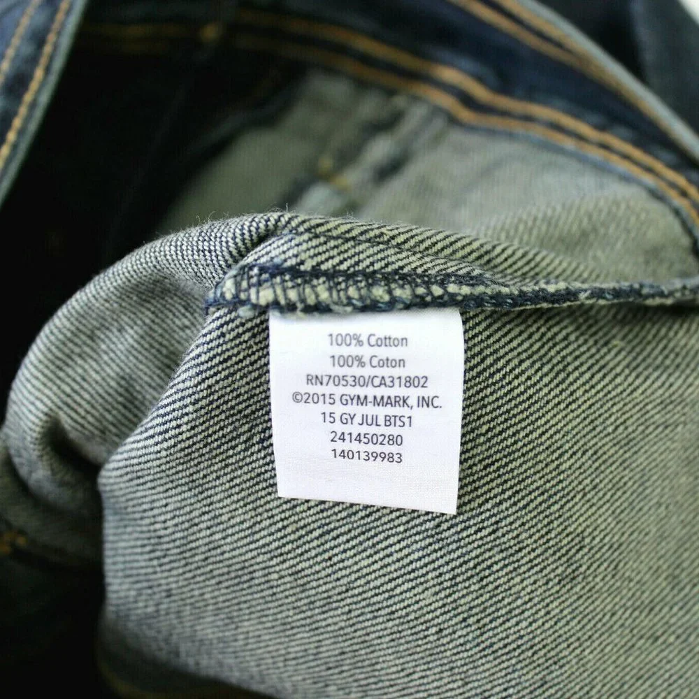 Gymboree Boys' Dark Blue Denim Snap Closure Jean Jacket size XS (4)